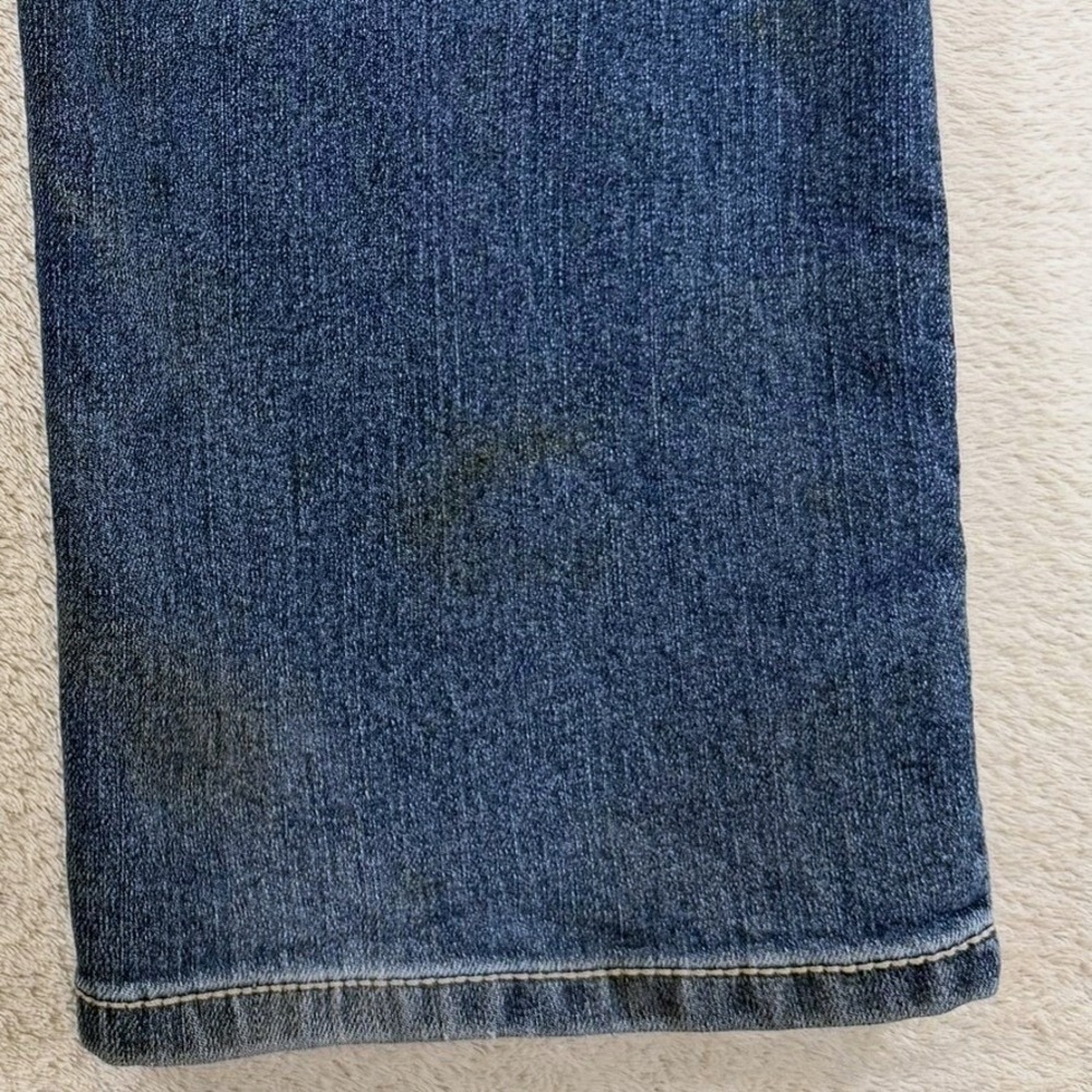Ariat Rebar Riveter Straight Leg Jeans Nightride Mid Rise Blue Denim 32R - Picture 13 of 16